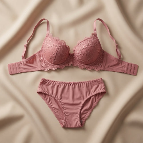 Elegant Floral Lace Lingerie Set-15