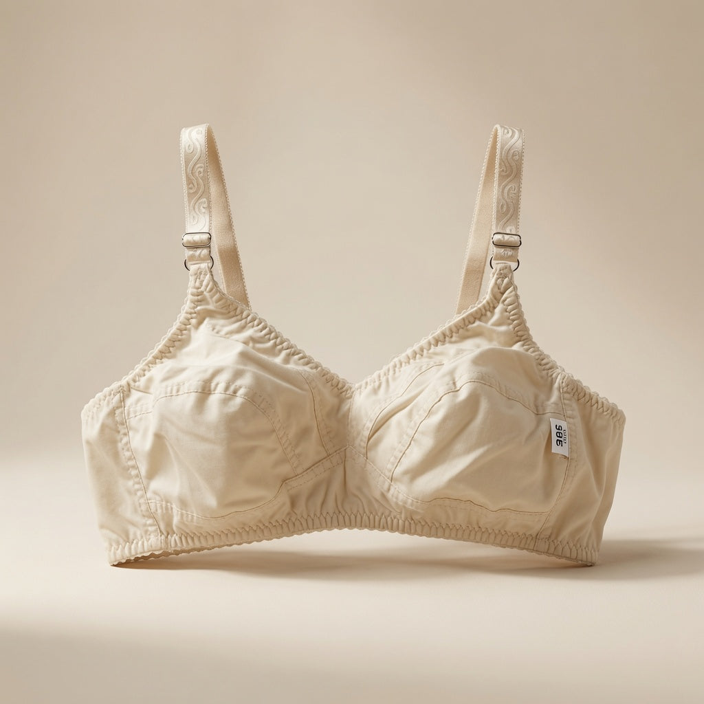 Wire-Free Cotton Bra-24