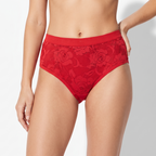 Lace Panel Brief-42
