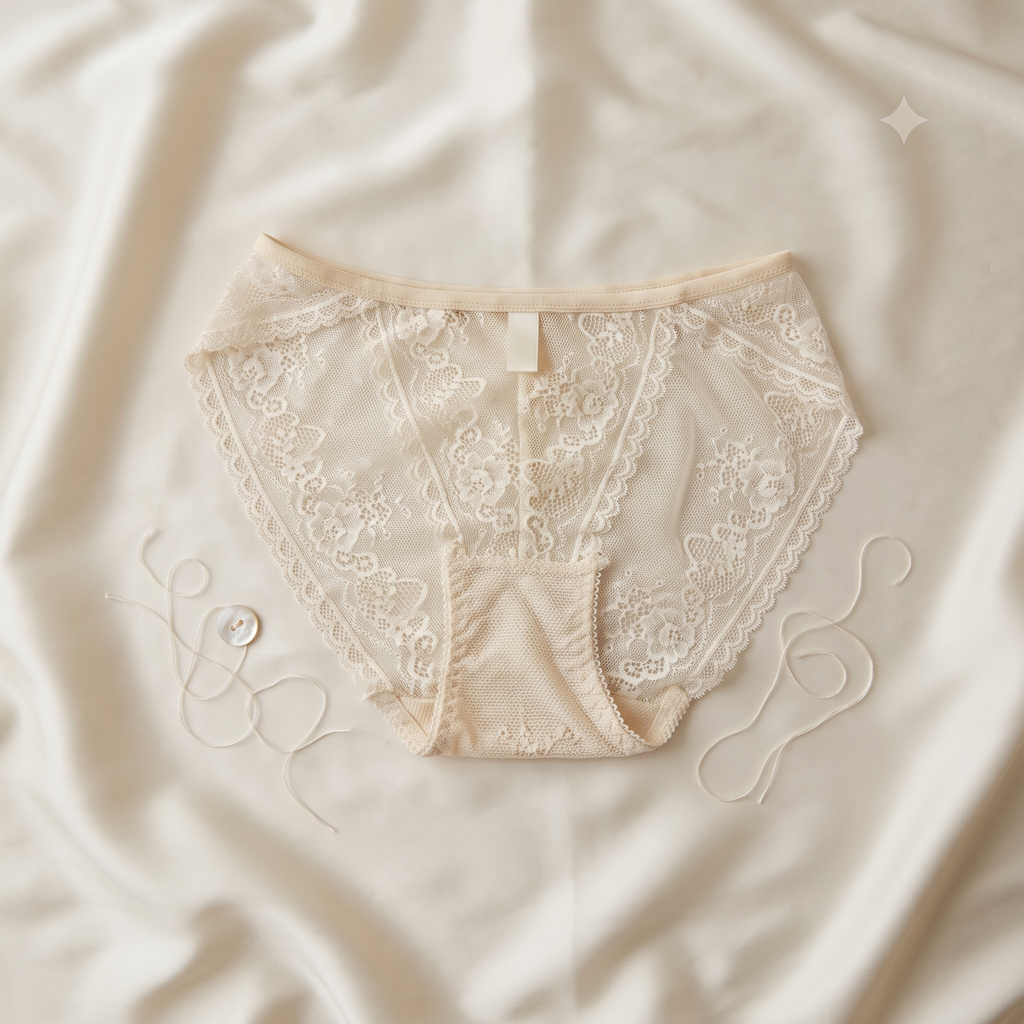 Sheer Floral Lace Brief-43
