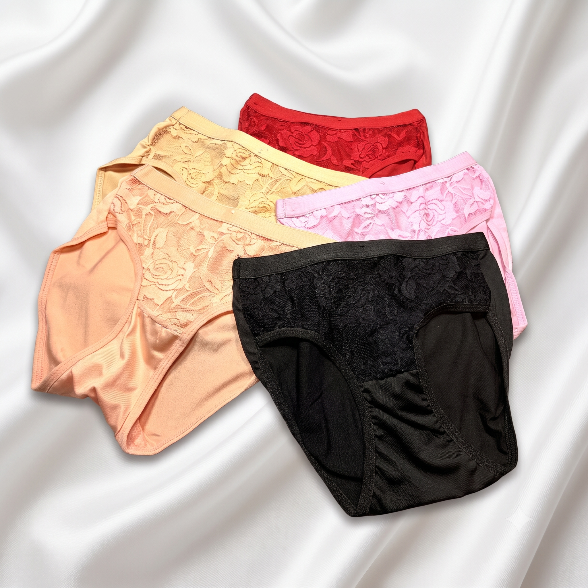 Lace Panel Brief-42