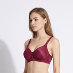Textured Floral Contour Bra-27