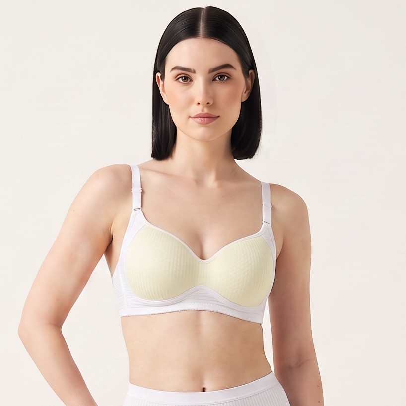 Seamless Ribbed Wire-Free Comfort Bra-09