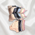 Textured Contour Bra and Panty Set-22