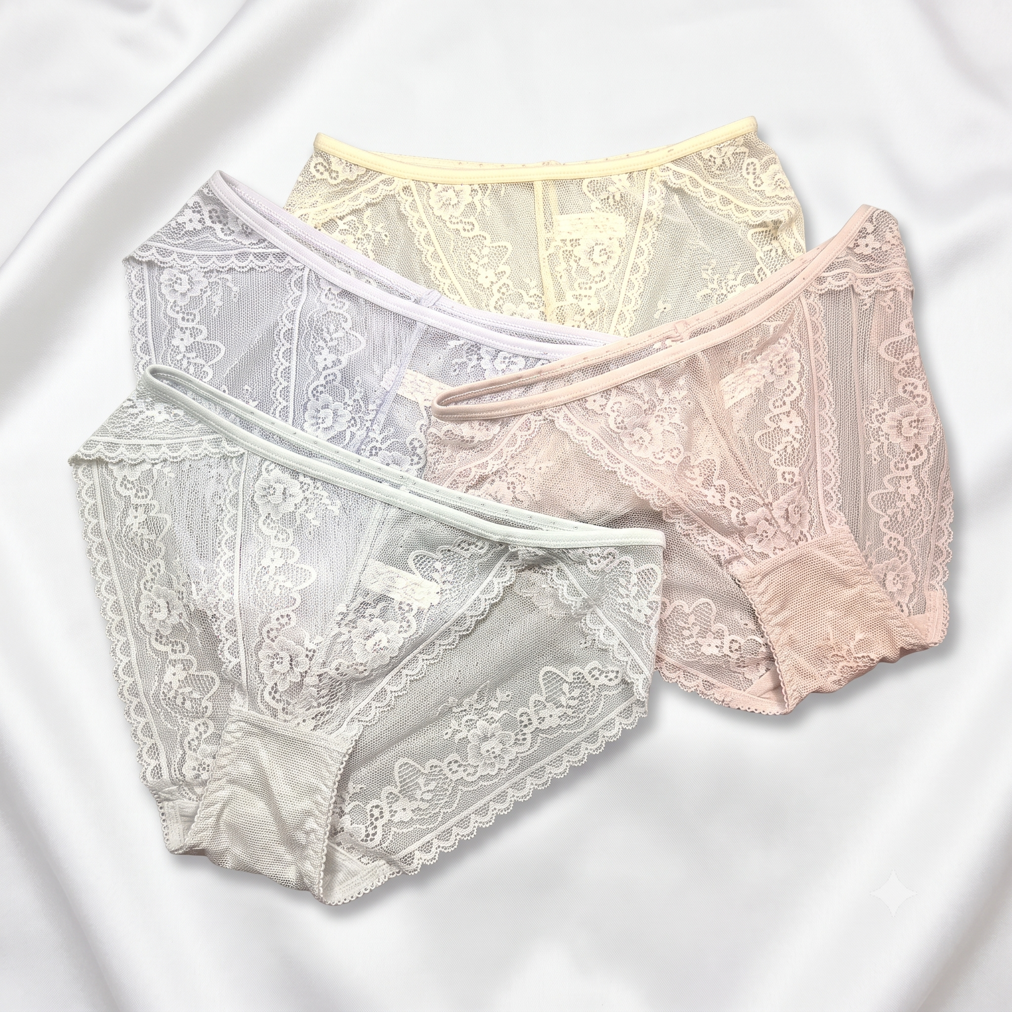 Sheer Floral Lace Brief-43