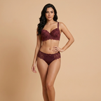 Luxury Floral Lace Bra & Brief Set-16