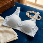 Seamless Lace-Trim Wireless Everyday Bralette -67