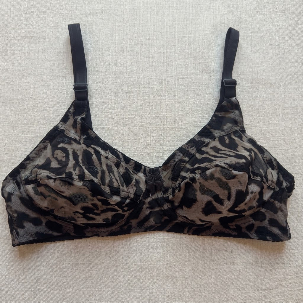 Animal Print Mesh Support Bra pack(3)  -61