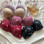 Feather Print Padded Everyday Bra -63