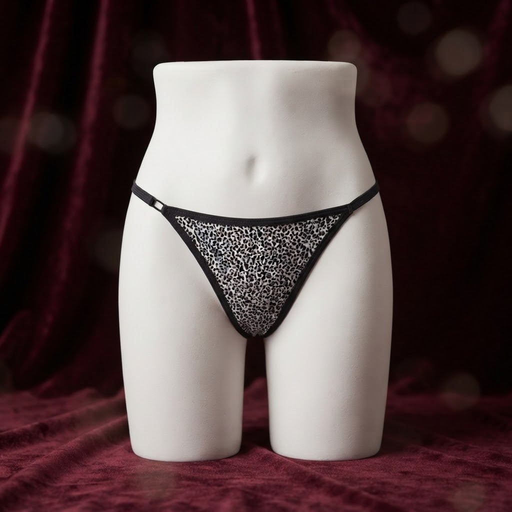 Leopard Print Low-Rise Minimalist Thong -57