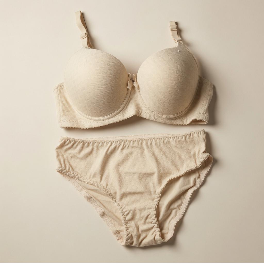 Textured Bra and Panty Set-23