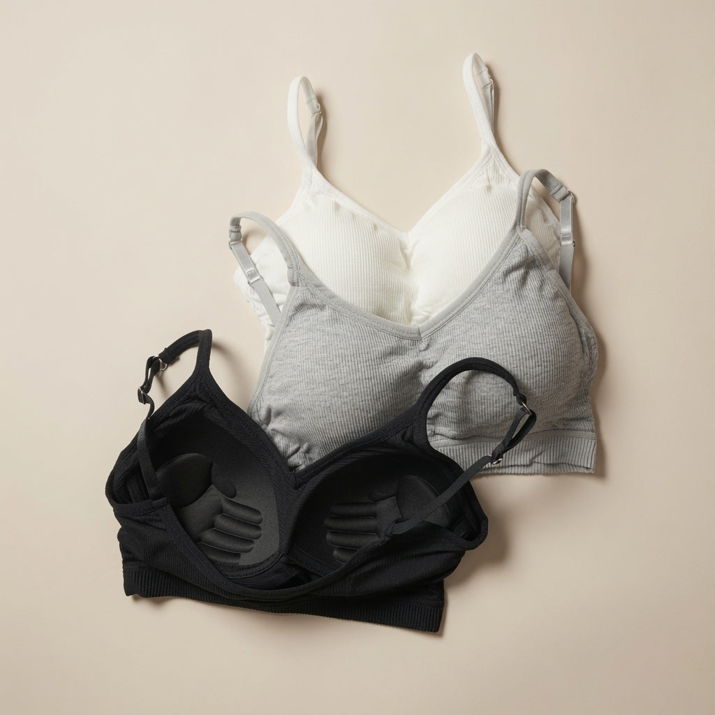 Seamless Ribbed Bralette-26