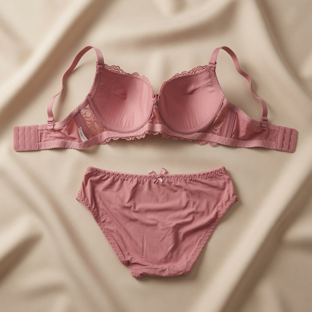Elegant Floral Lace Lingerie Set-15
