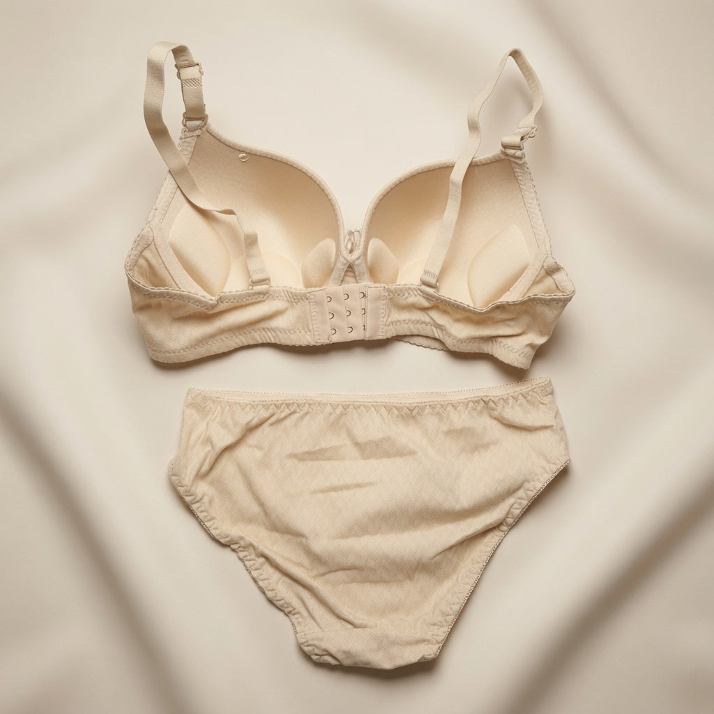 Textured Bra and Panty Set-23