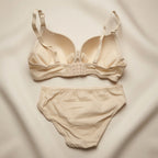 Textured Bra and Panty Set-23